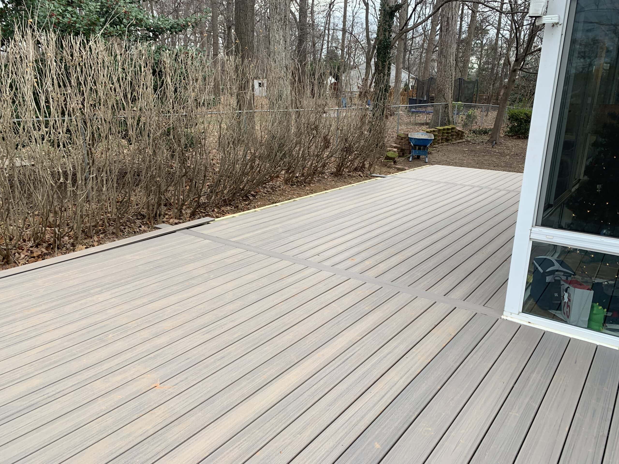 Trex Rocky Harbor decking