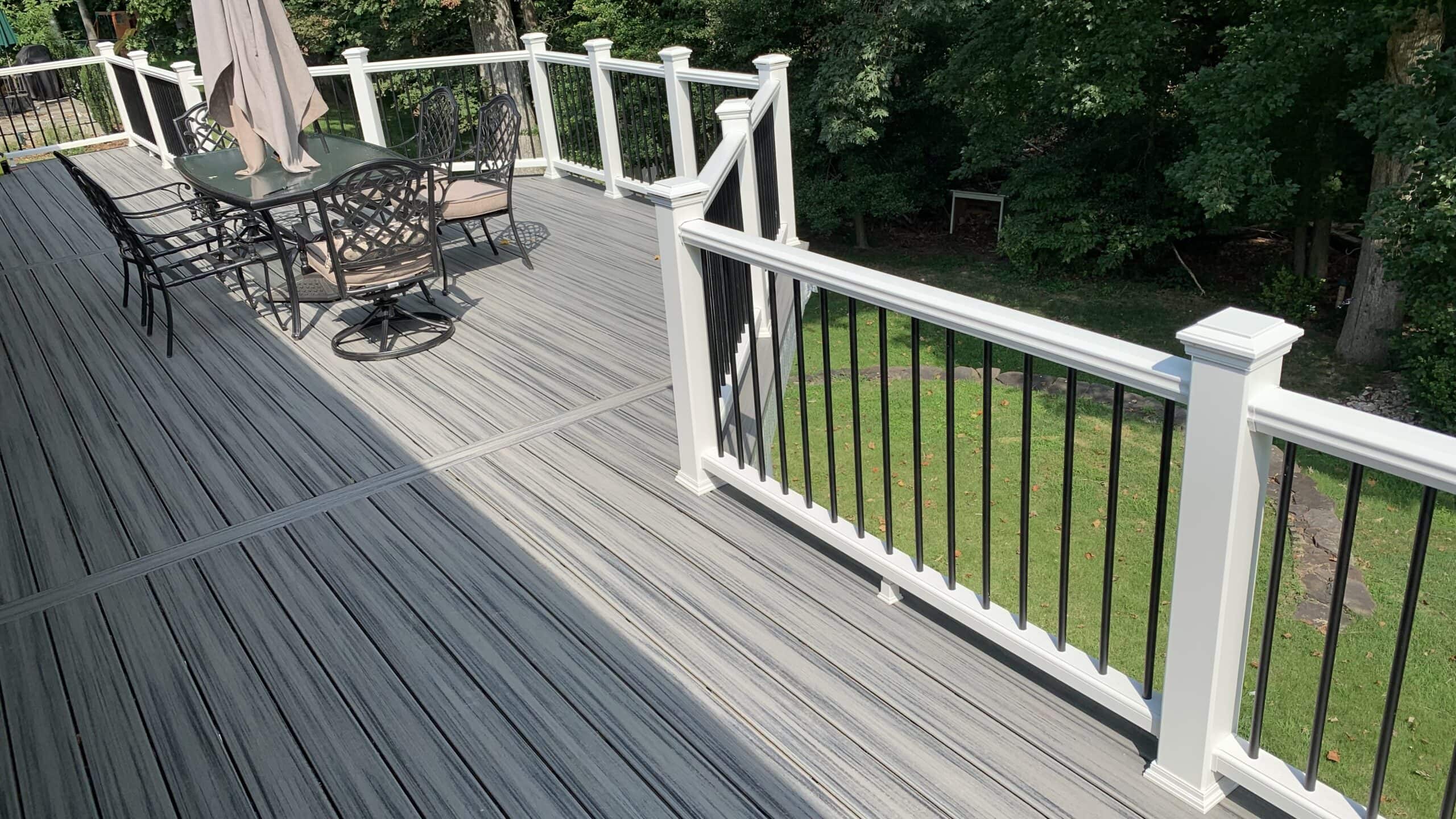 Trex Transcend decking in Island Mist